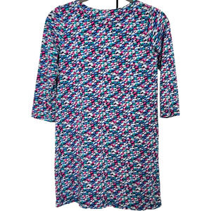 Vineyard Vines Girls Swimming Whales Tisbury Pima Cotton Knit Dress Sz M 10-12